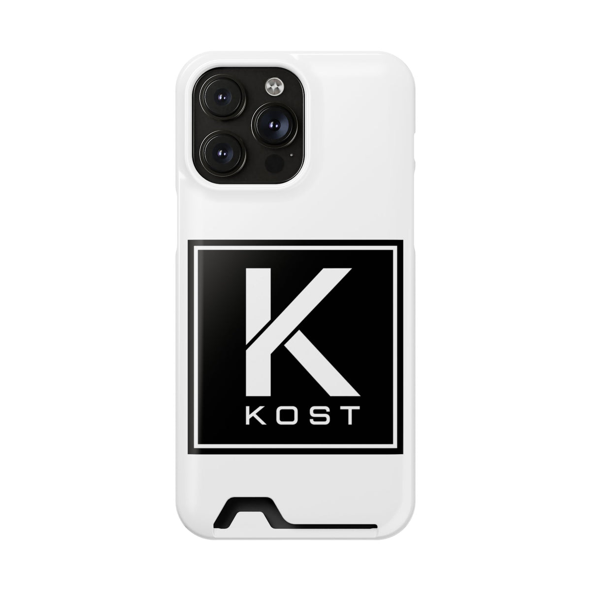 KOST Logo Phone Case with Card Holder