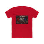KOST Vintage Band Tee — Distressed Red, White & Blue Music Graphic