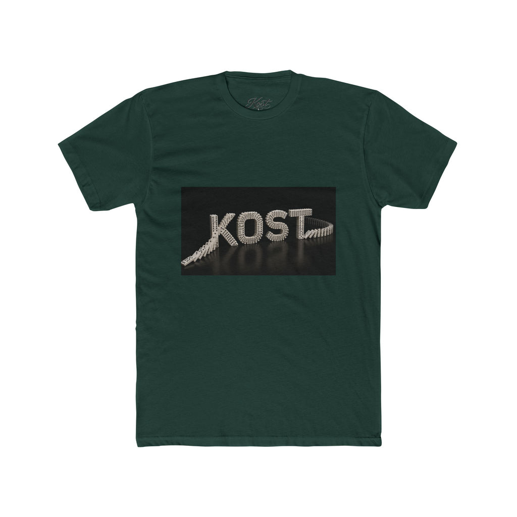 KOST Logo Tee — Retro Metallic Logo Graphic T-Shirt