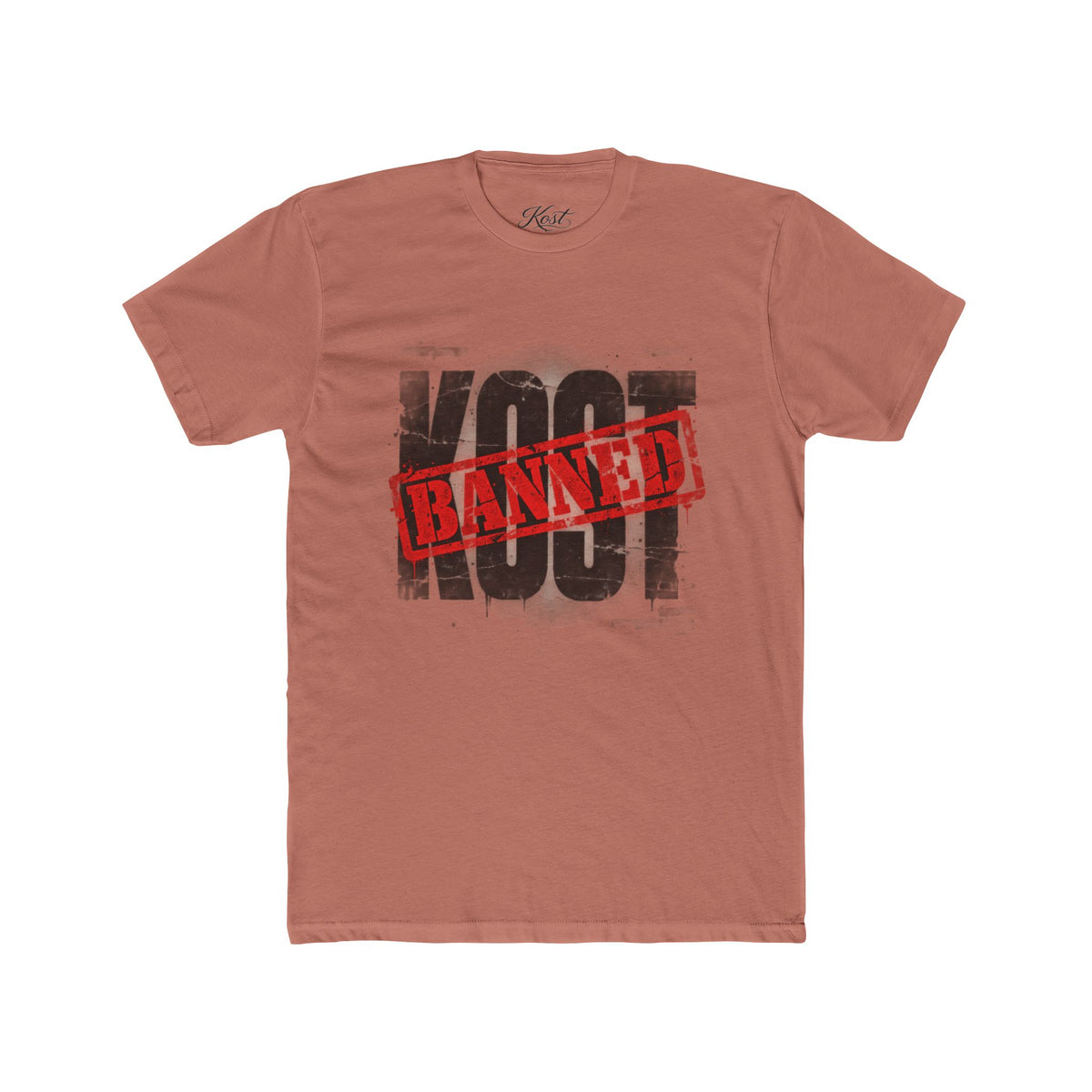 KOOT Graphic Tee — "BANNED" Stamp Distressed Streetwear T-Shirt