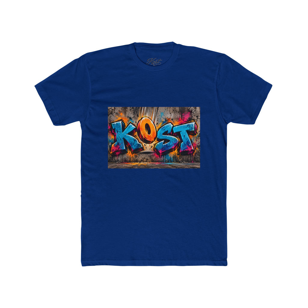 Graffiti 'KOST' Crew Tee — Colorful Urban Street Art T-Shirt