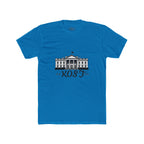 White Tee with Presidential Building Graphic & KOST Text