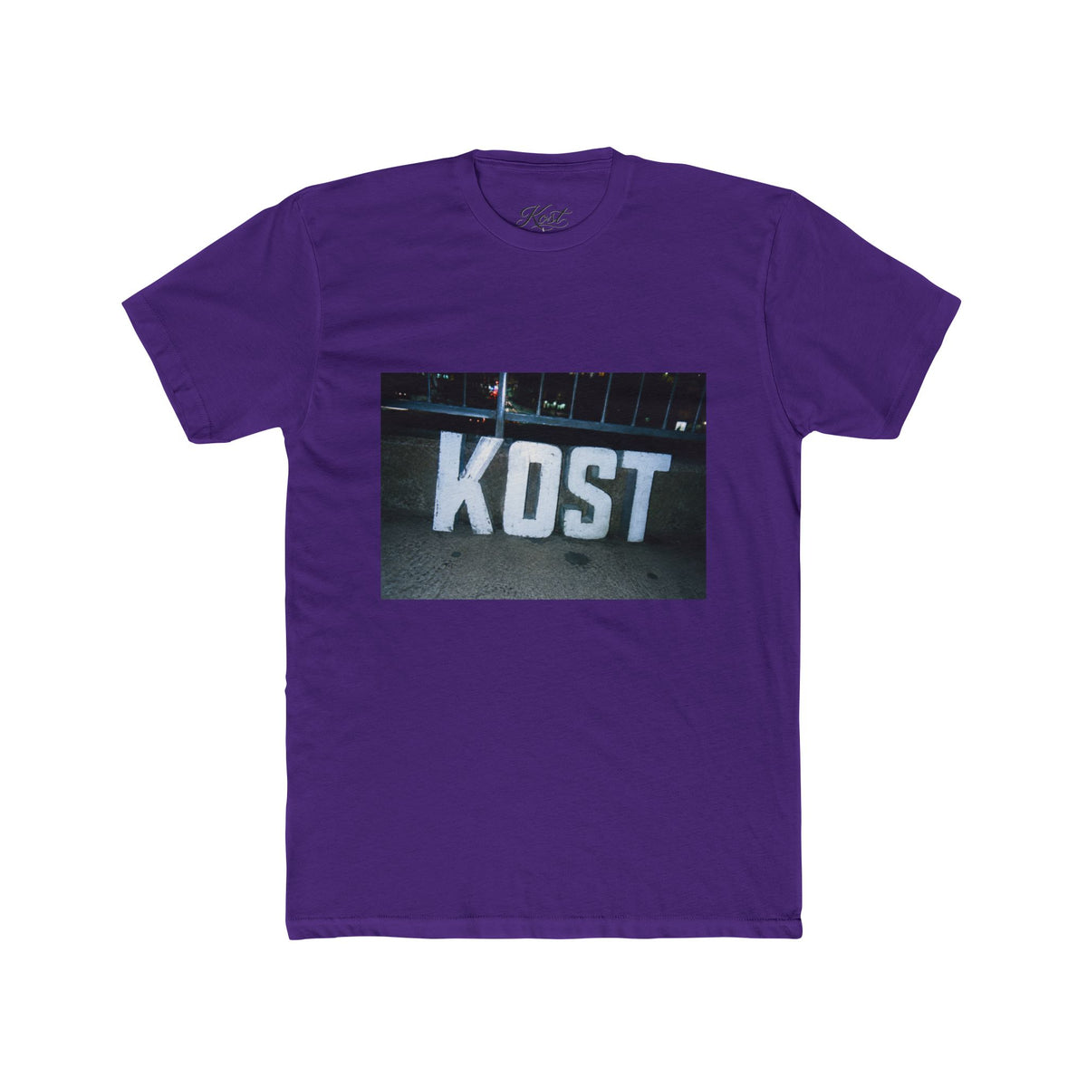 KOST Logo Graphic Tee — Vintage Street Sign Photo T-Shirt