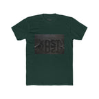 Vintage Black Washed 'KOST' Graphic Tee — Distressed Streetwear Cotton T-Shirt
