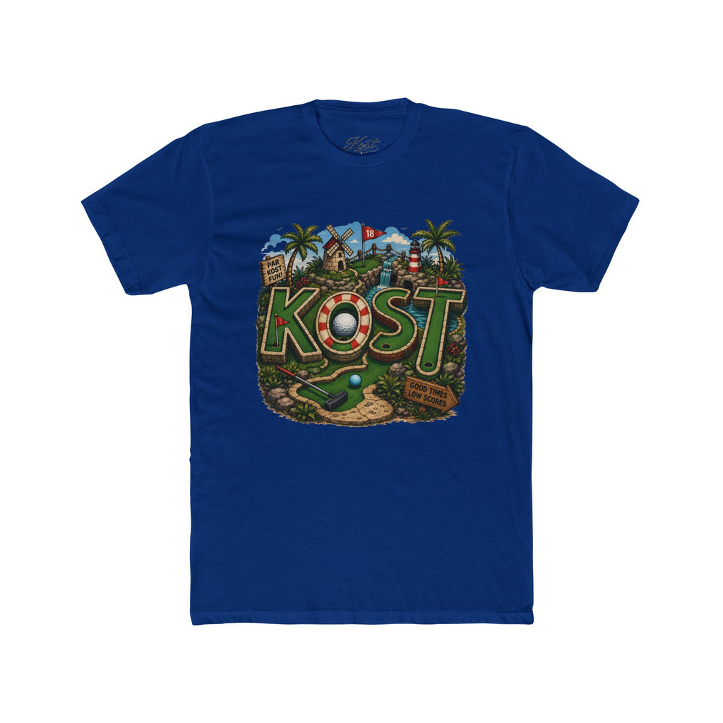KOST Golf Course Graphic Tee — Vintage Island Mini Golf Design