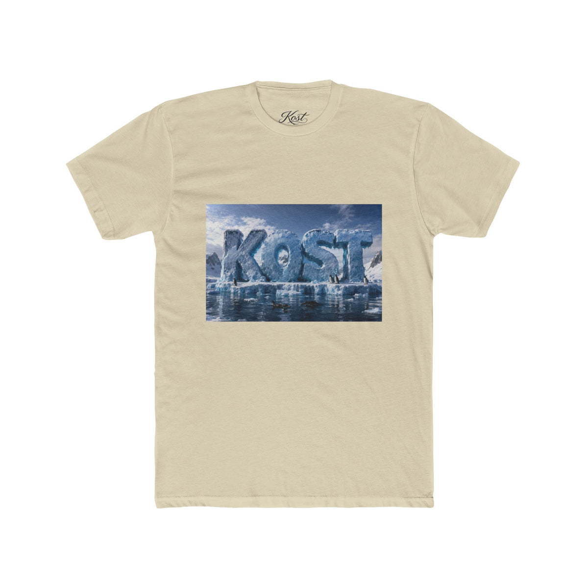 Lost Ice Graphic Tee — "LOST" Arctic Lettering Crewneck