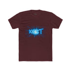 KOST Blue Burst Graphic Tee — Retro Tech Logo T-Shirt