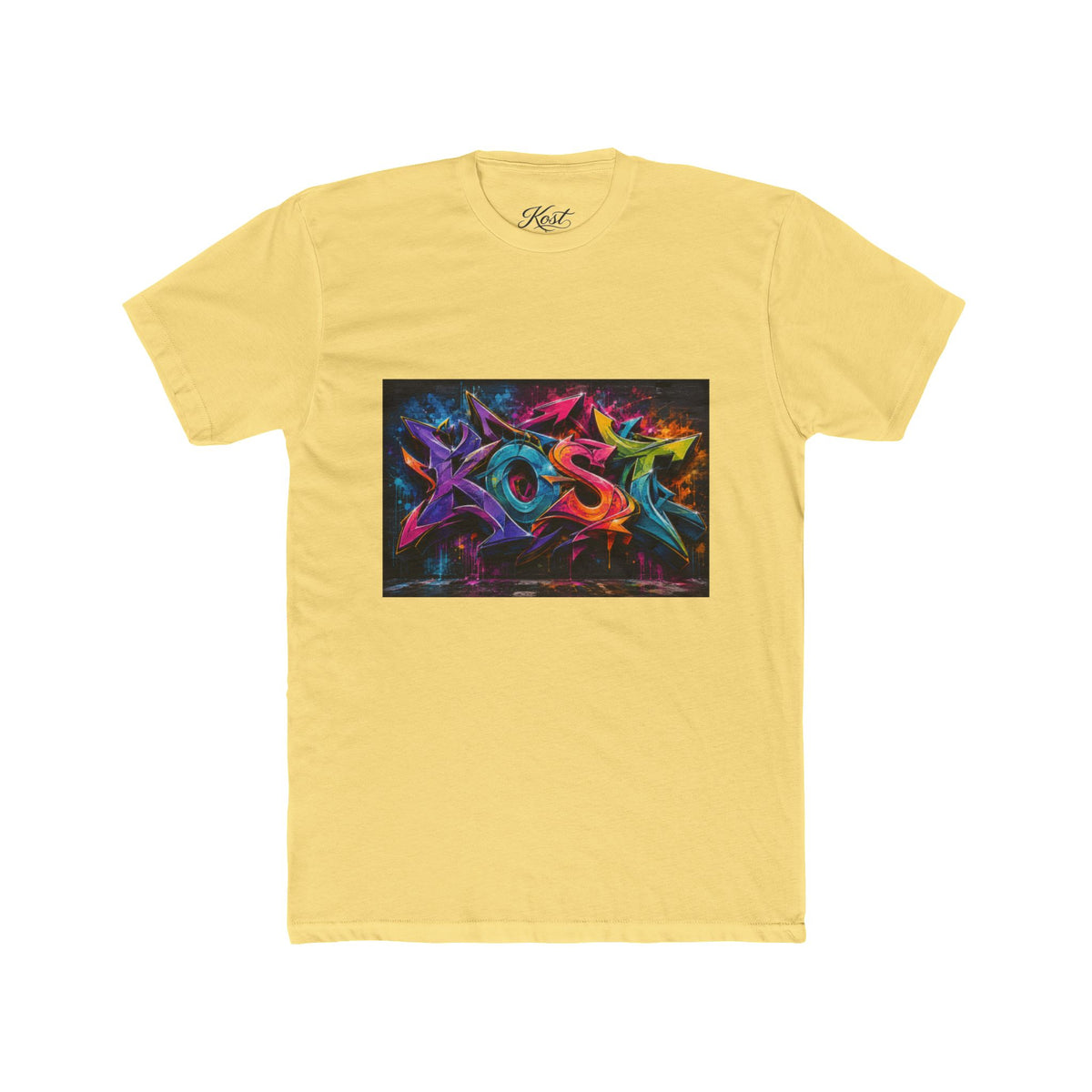 Abstract Neon Graffiti Tee