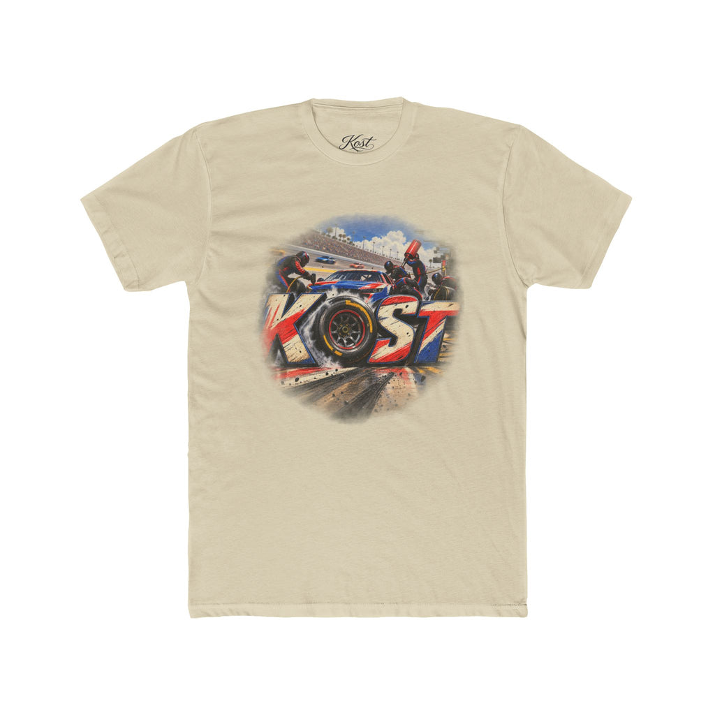 KOST Racing Motorcycle Tee — Vintage Track Bike Graphic Shirt