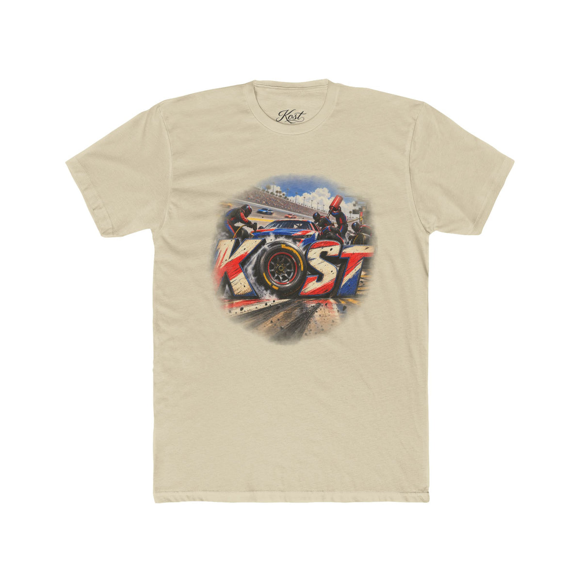 KOST Racing Motorcycle Tee — Vintage Track Bike Graphic Shirt