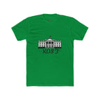 White Tee with Presidential Building Graphic & KOST Text