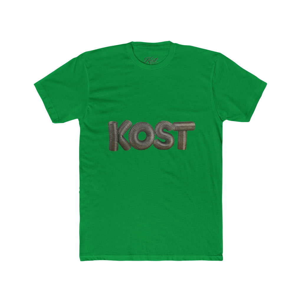 KOST Logo Tee — Retro 3D Lettering Cotton T‑Shirt