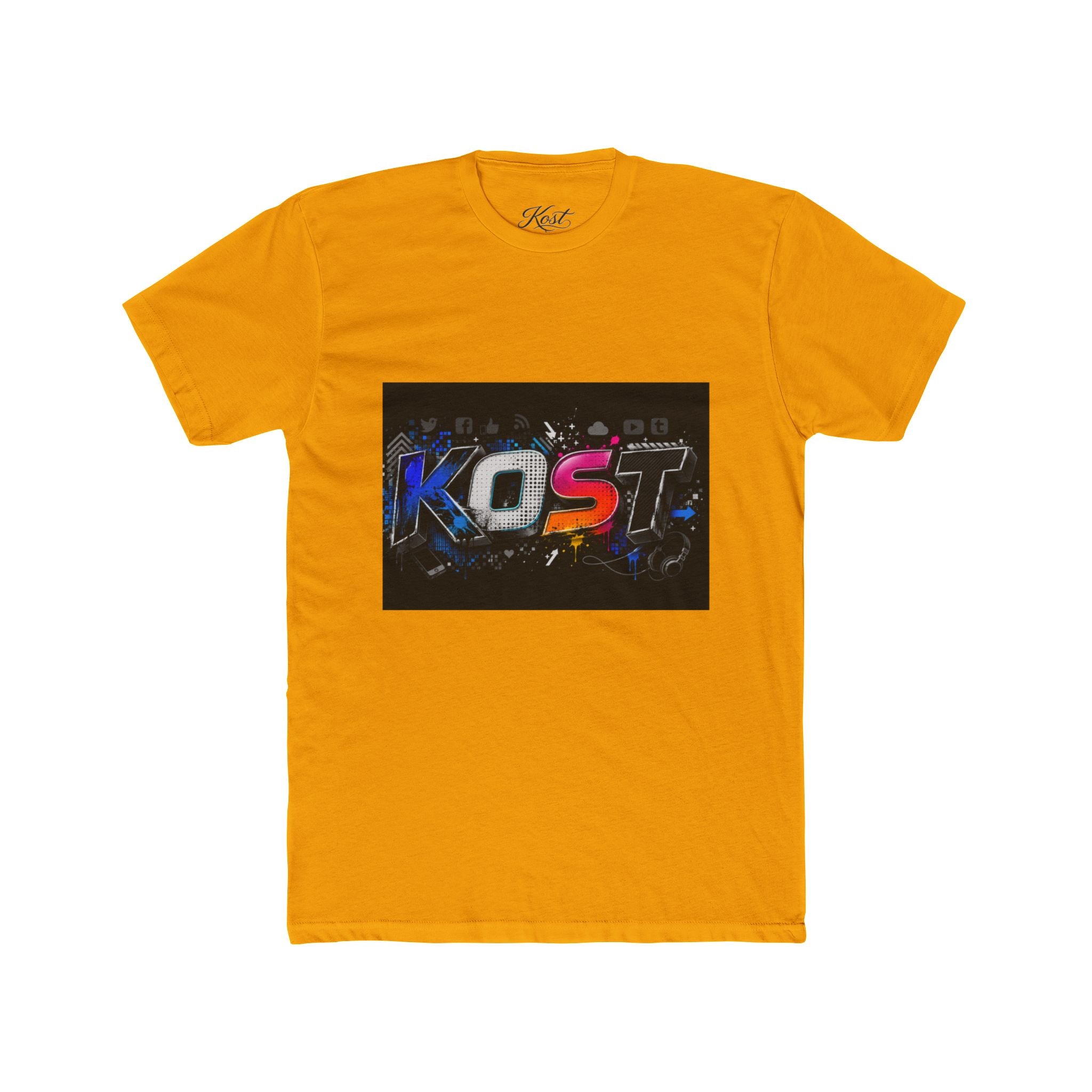 KOST Graphic Tee — Retro Neon Gaming Logo T‑Shirt