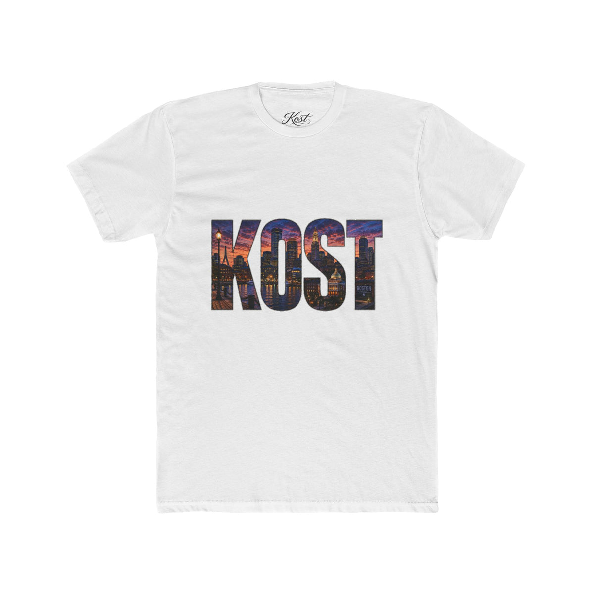 KOST Cityscape T-Shirt — Urban Skyline Lettering Tee