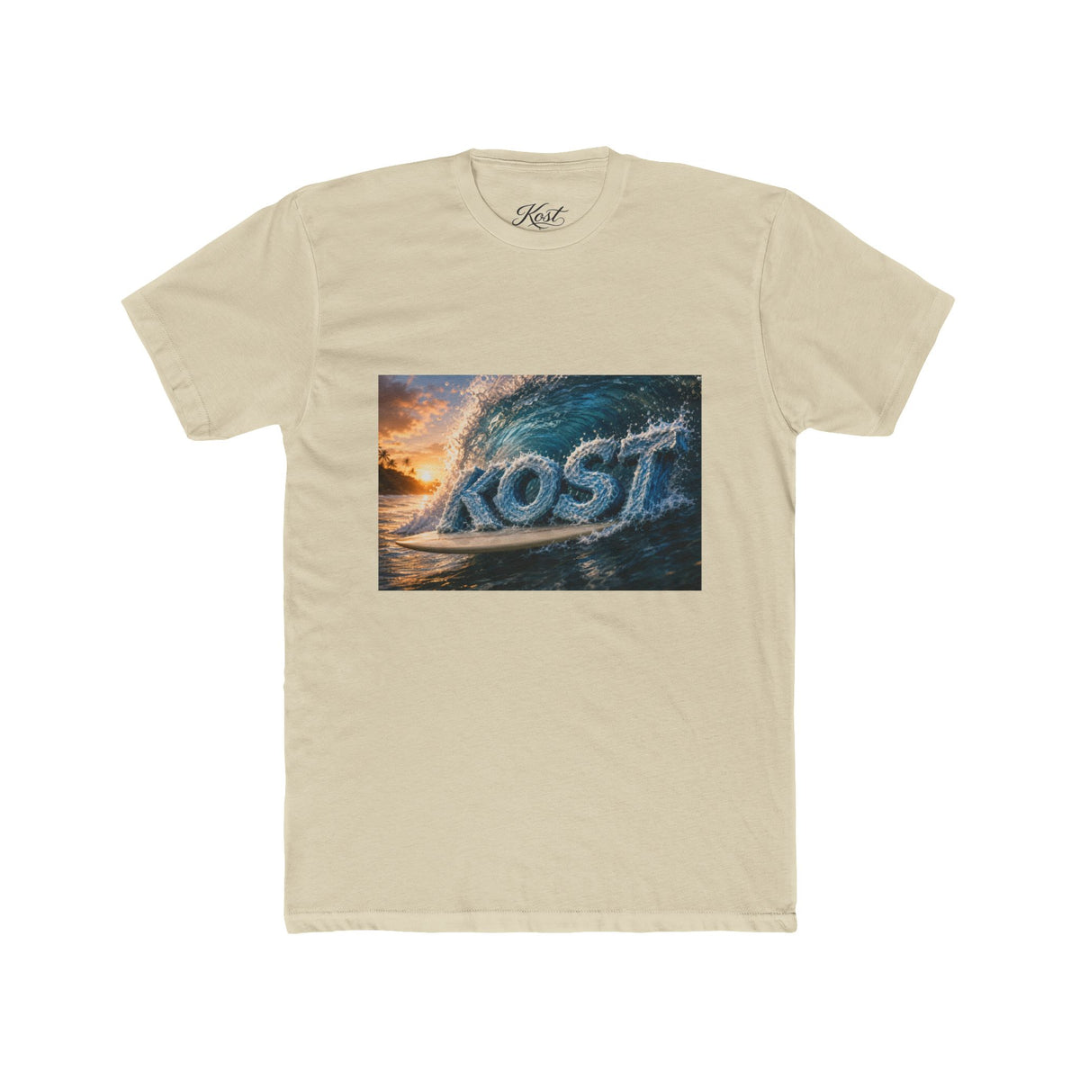 Kost Ocean Wave Graphic Tee — Sunset Surf Crew Shirt