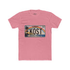 Hawaii License Plate Tee – KOST Aloha State Retro Palm Rainbow T-Shirt
