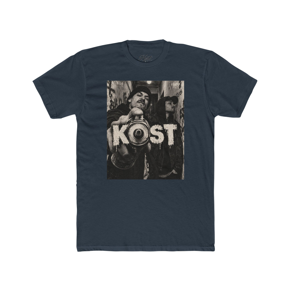 KOST Street Photo Crew Tee — Vintage Megaphone Graphic