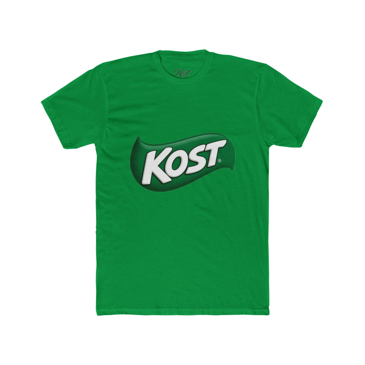 Kost Logo Tee — Retro Green Badge Graphic T-Shirt