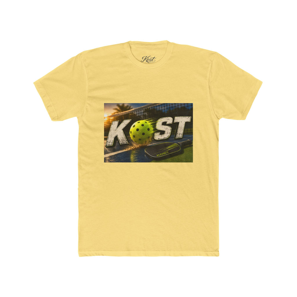 Pickleball Coast Graphic Tee — "COAST" Sunset Court Design