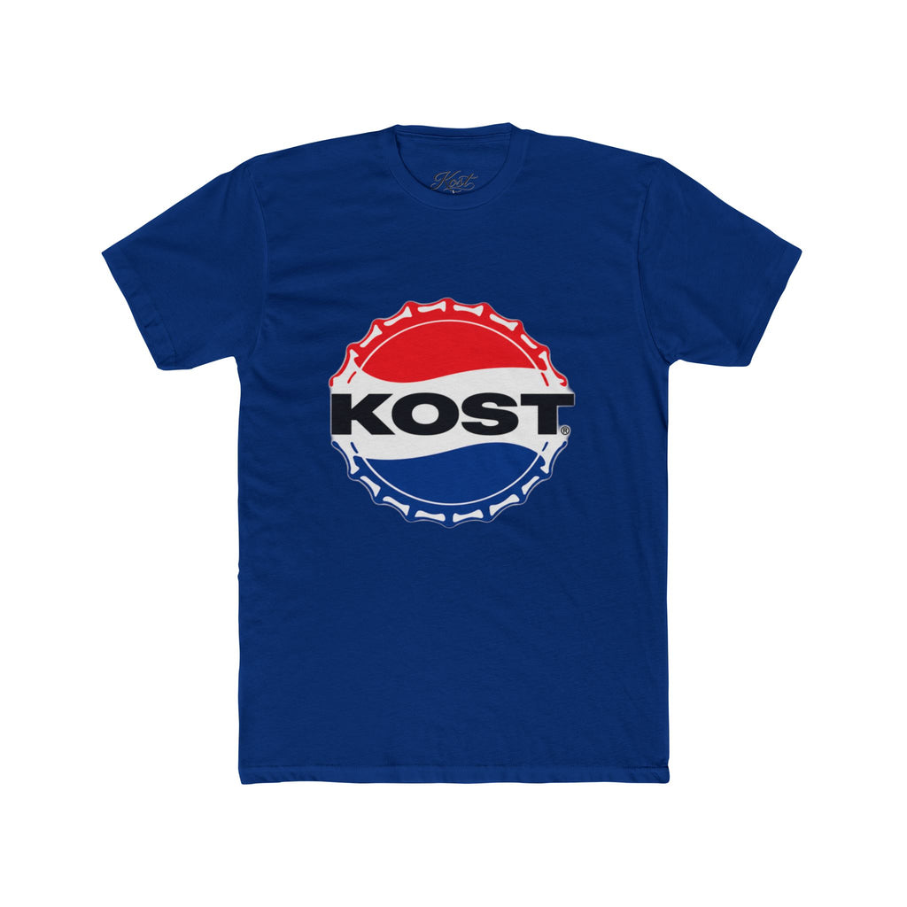 KOST Retro Bottle Cap Tee — Red, White & Blue Logo T-Shirt