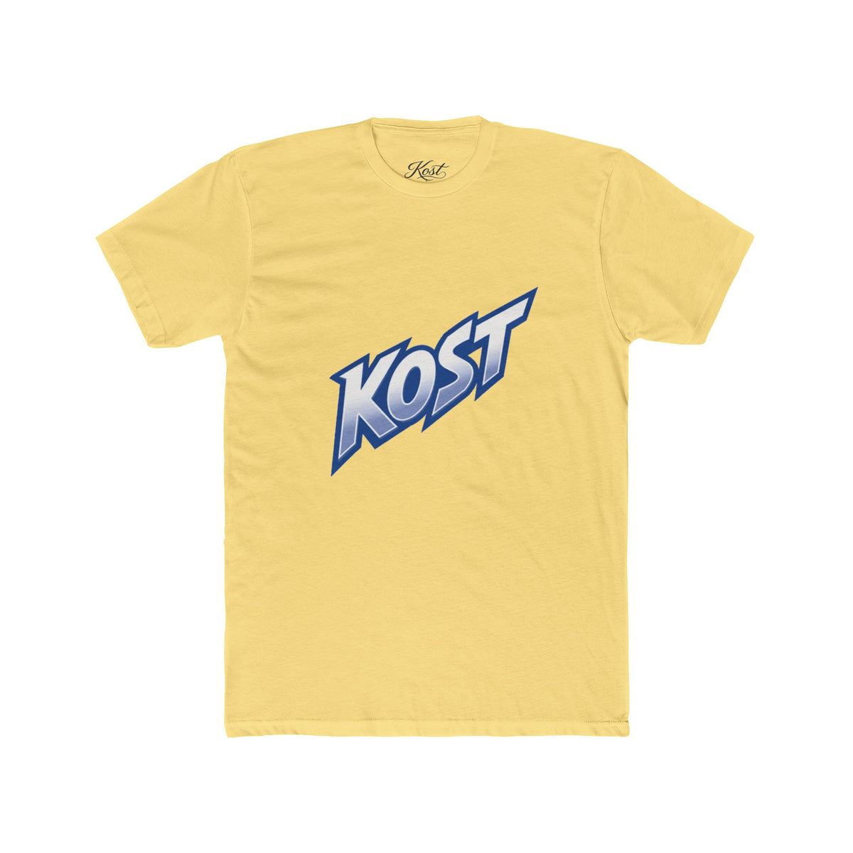 KOST Logo T‑Shirt — Retro Blue Athletic Graphic Tee