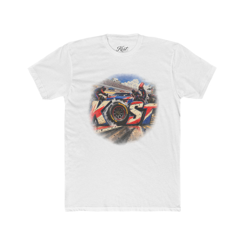 KOST Racing Motorcycle Tee — Vintage Track Bike Graphic Shirt