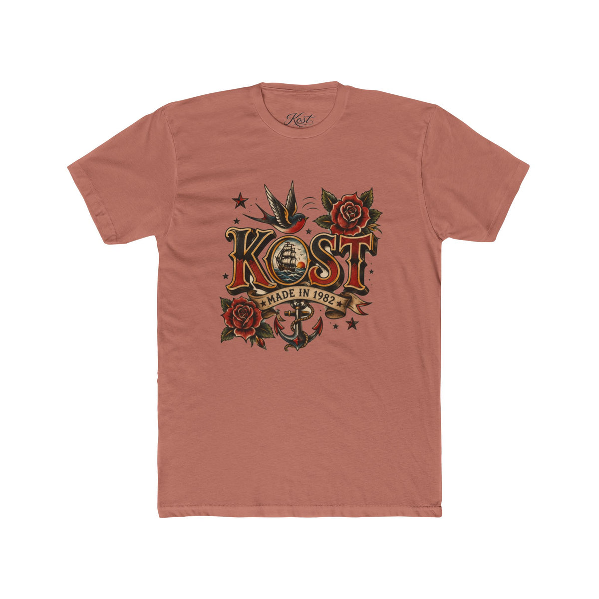 KOST Made in 1996 Vintage Rose Graphic T-Shirt