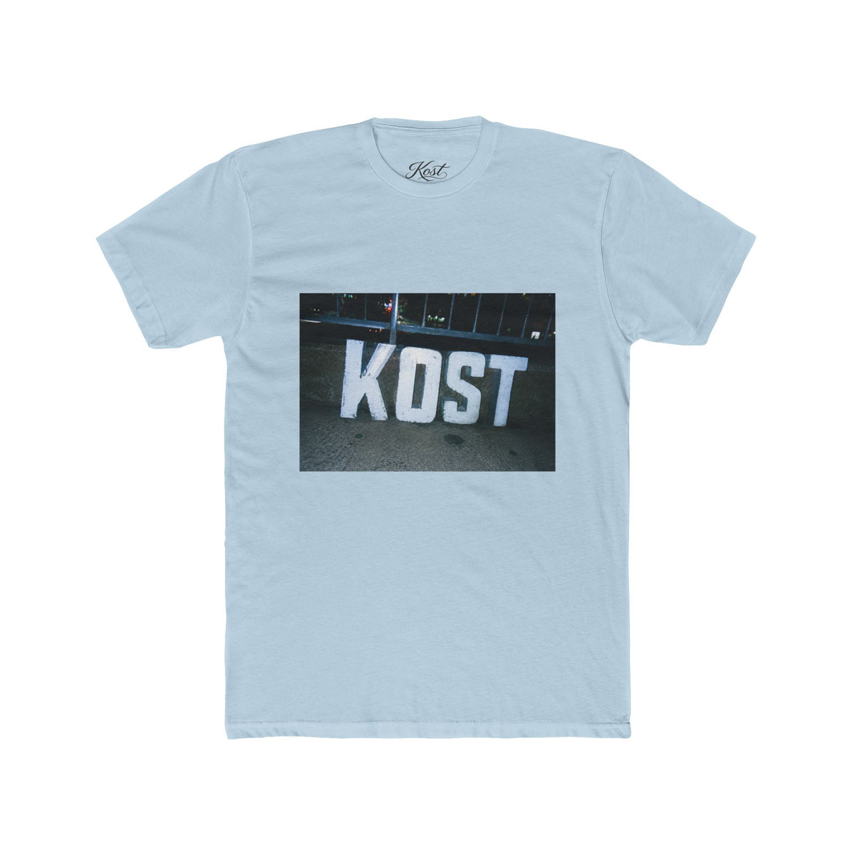 KOST Logo Graphic Tee — Vintage Street Sign Photo T-Shirt