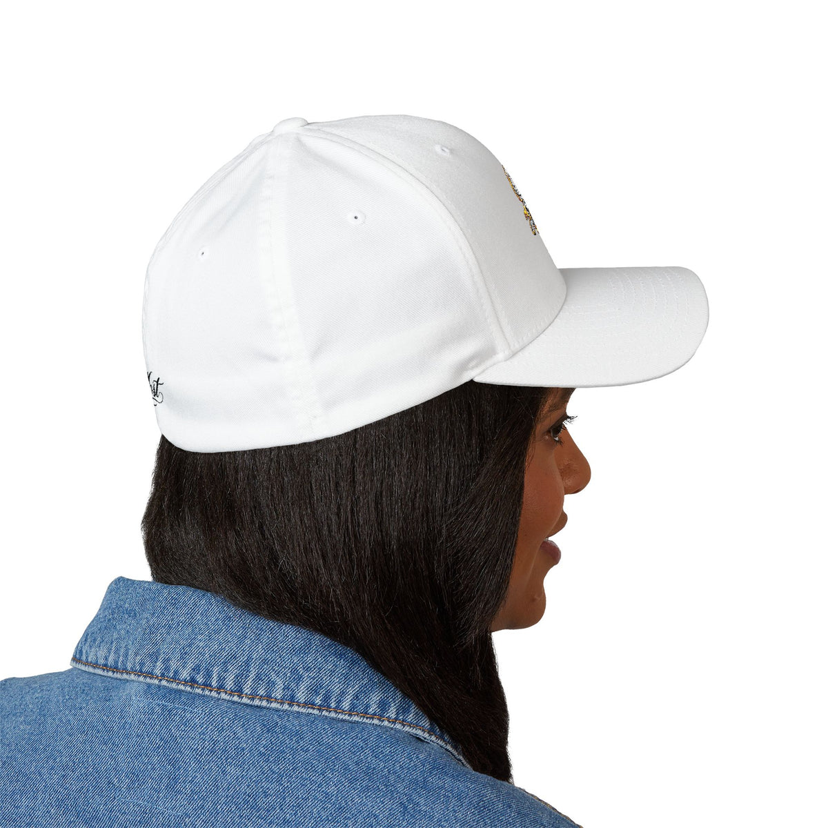 Embroidered 'Kost' Baroque Gold Logo Cap — Structured Closed-Back Hat