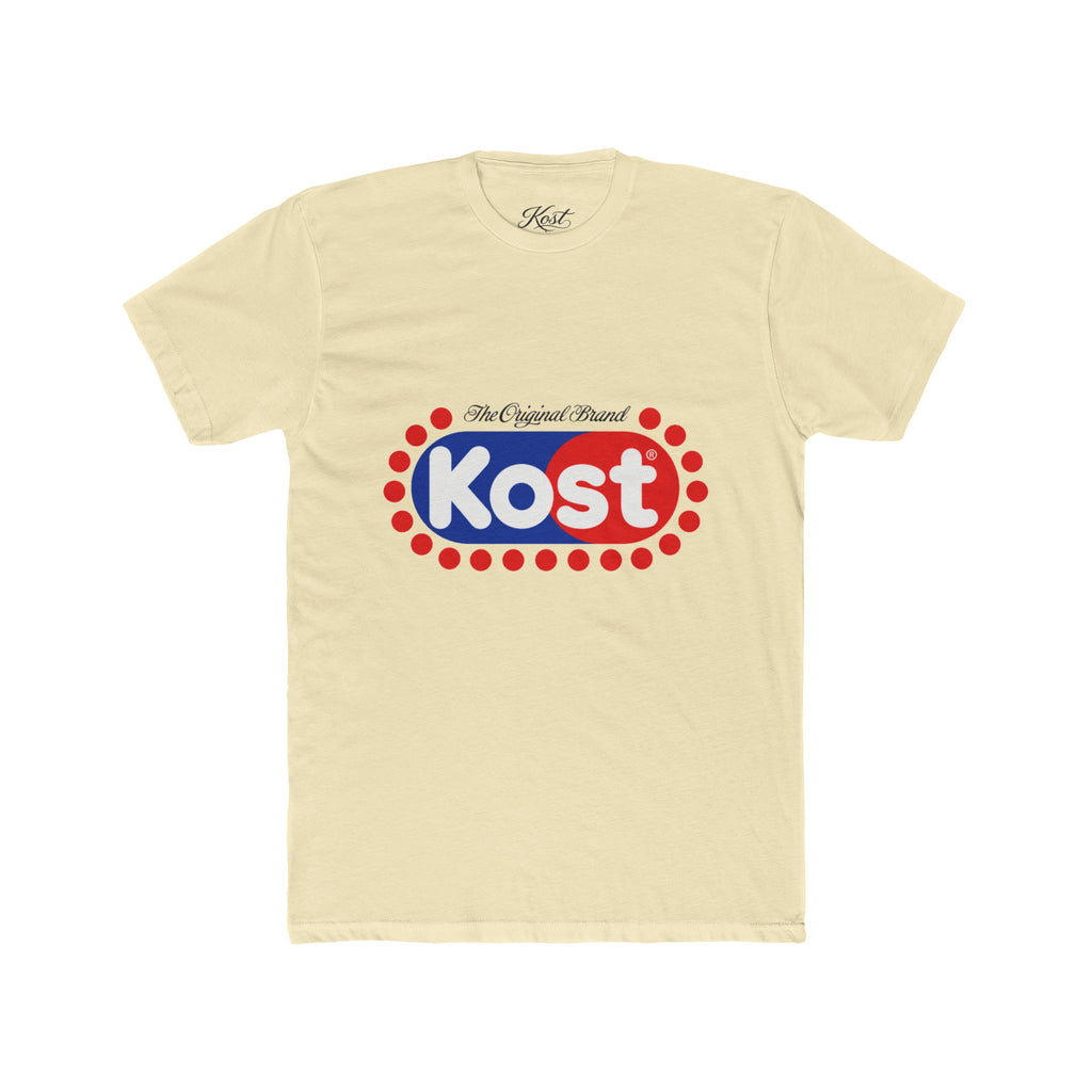 Kost Logo Tee — Retro Red & Blue Graphic T-Shirt
