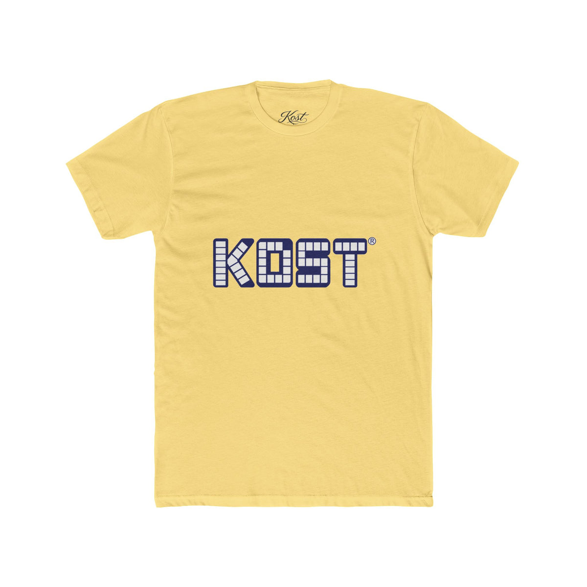 KOST® Retro Grid Logo Tee - Graphic Cotton T-Shirt