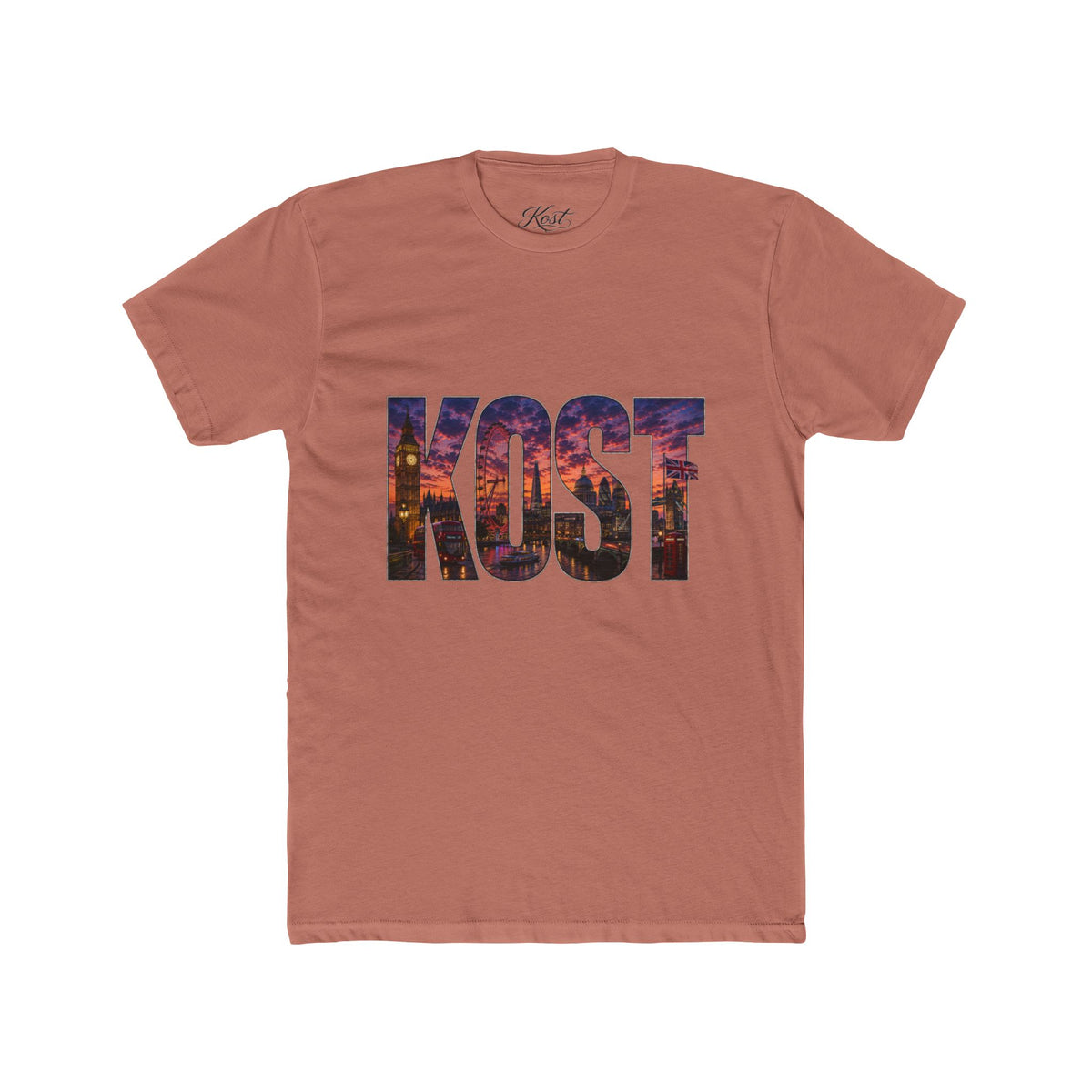 KOST City Skyline Graphic Tee — Urban Photo-Print Crew T-Shirt