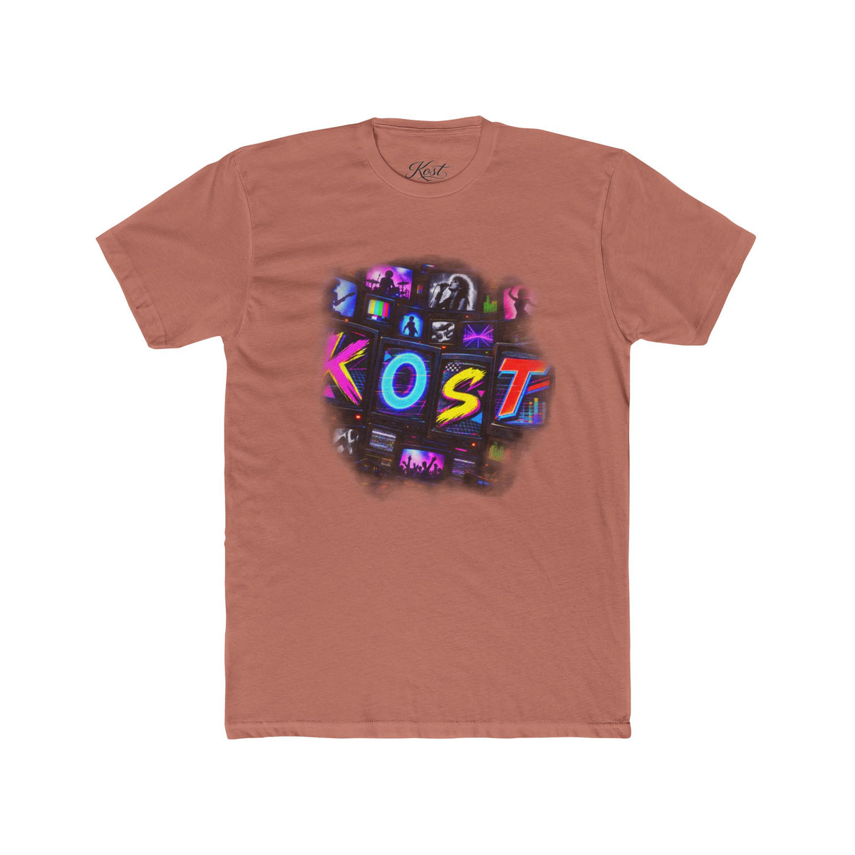 KOSTI Colorful Abstract Graphic T-Shirt