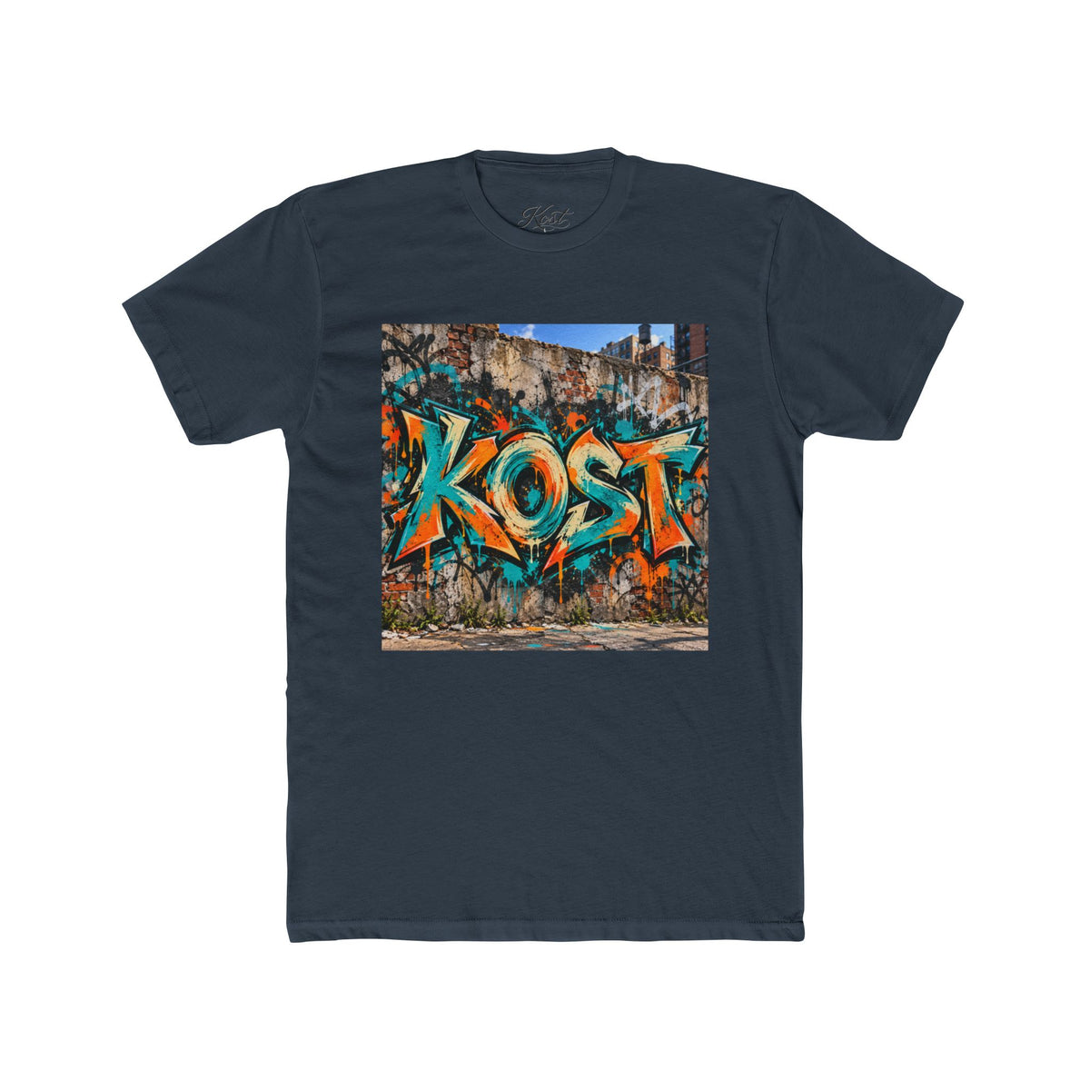 KOST Graffiti Street Art Tee — Urban Spray Paint Graphic T-Shirt