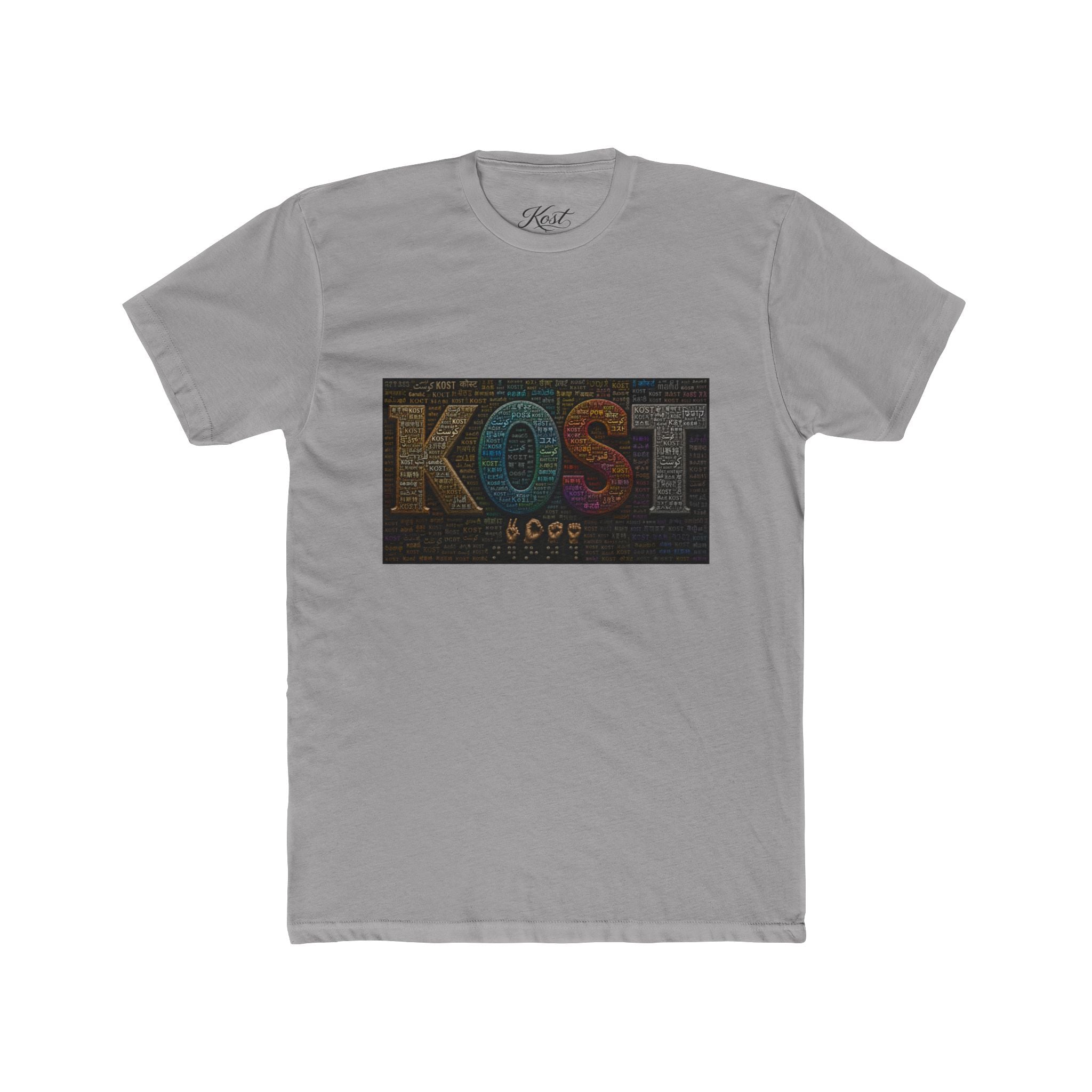 KOST Retro Block Logo Tee — Vintage-Style Graphic Cotton T-Shirt