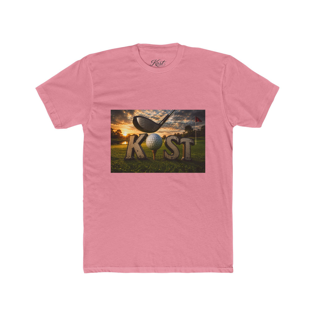 K!ST Golf Sunset Crew Tee — Vintage Golf Club Graphic T-Shirt