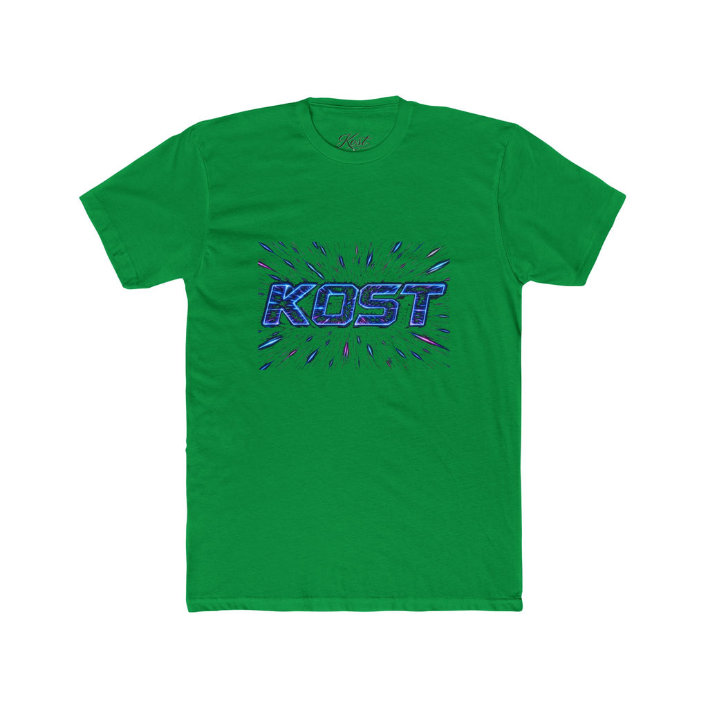 KOST Retro Blast Graphic Tee — Vintage Blue Speed Logo T-Shirt