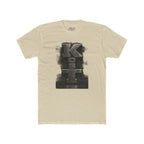 Kosl Vertical Monogram Tee — Bold Industrial Lettering Graphic T‑Shirt