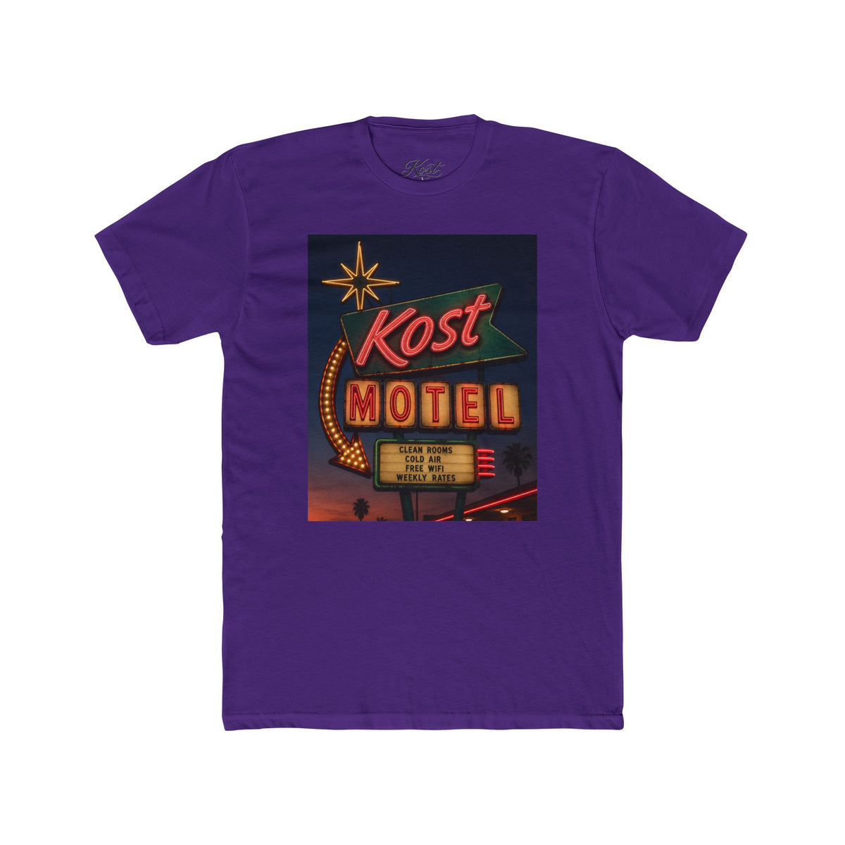 Kost Motel Vintage Roadside Sign Graphic T-Shirt