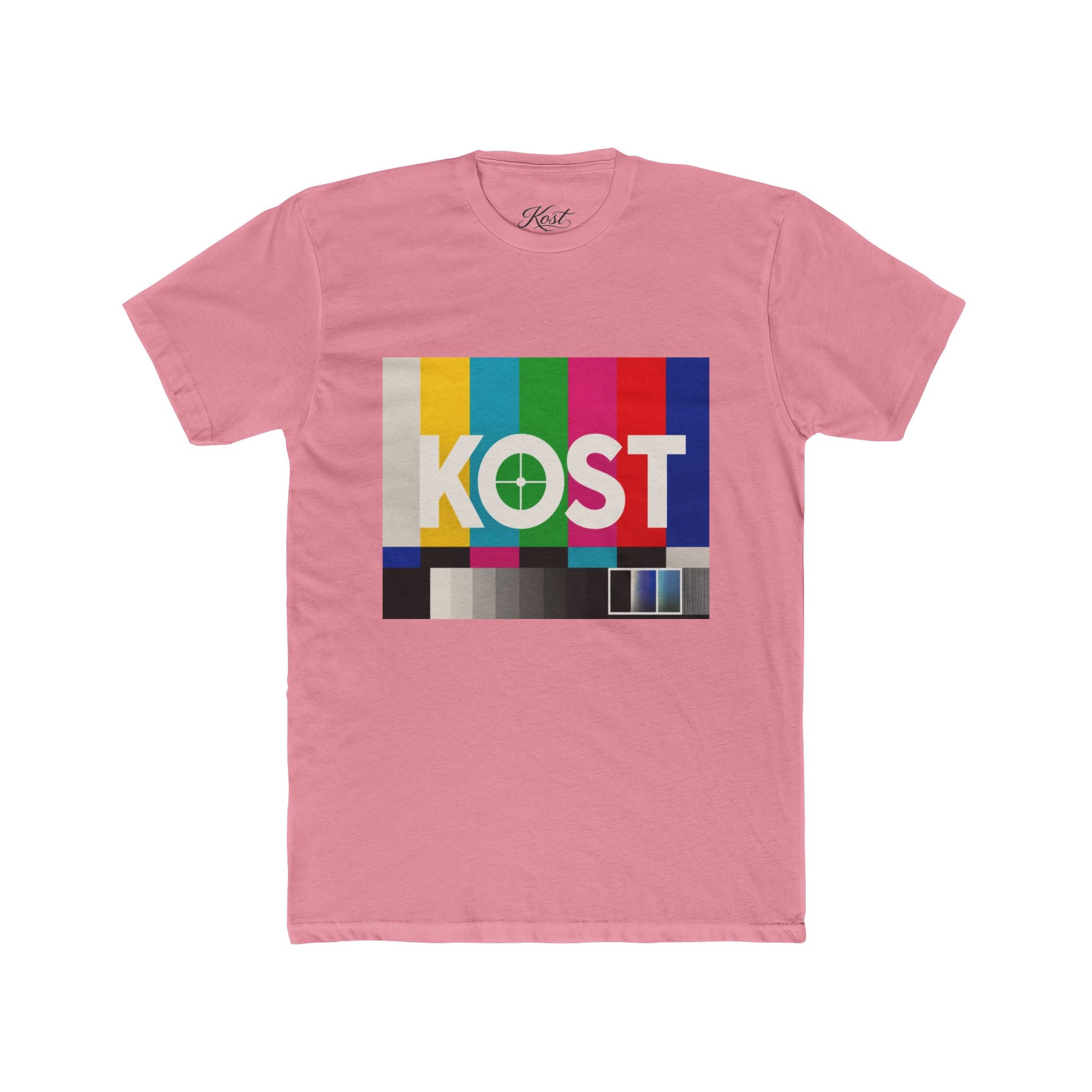 KOST Vintage TV Test Pattern Tee — Retro Broadcast Graphic T-Shirt