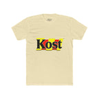 Kost Graphic Tee – Retro Yellow & Red Logo T-Shirt