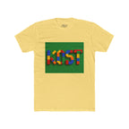 Kids Block Name Tee — Colorful Building Brick 'KOST' Graphic Shirt