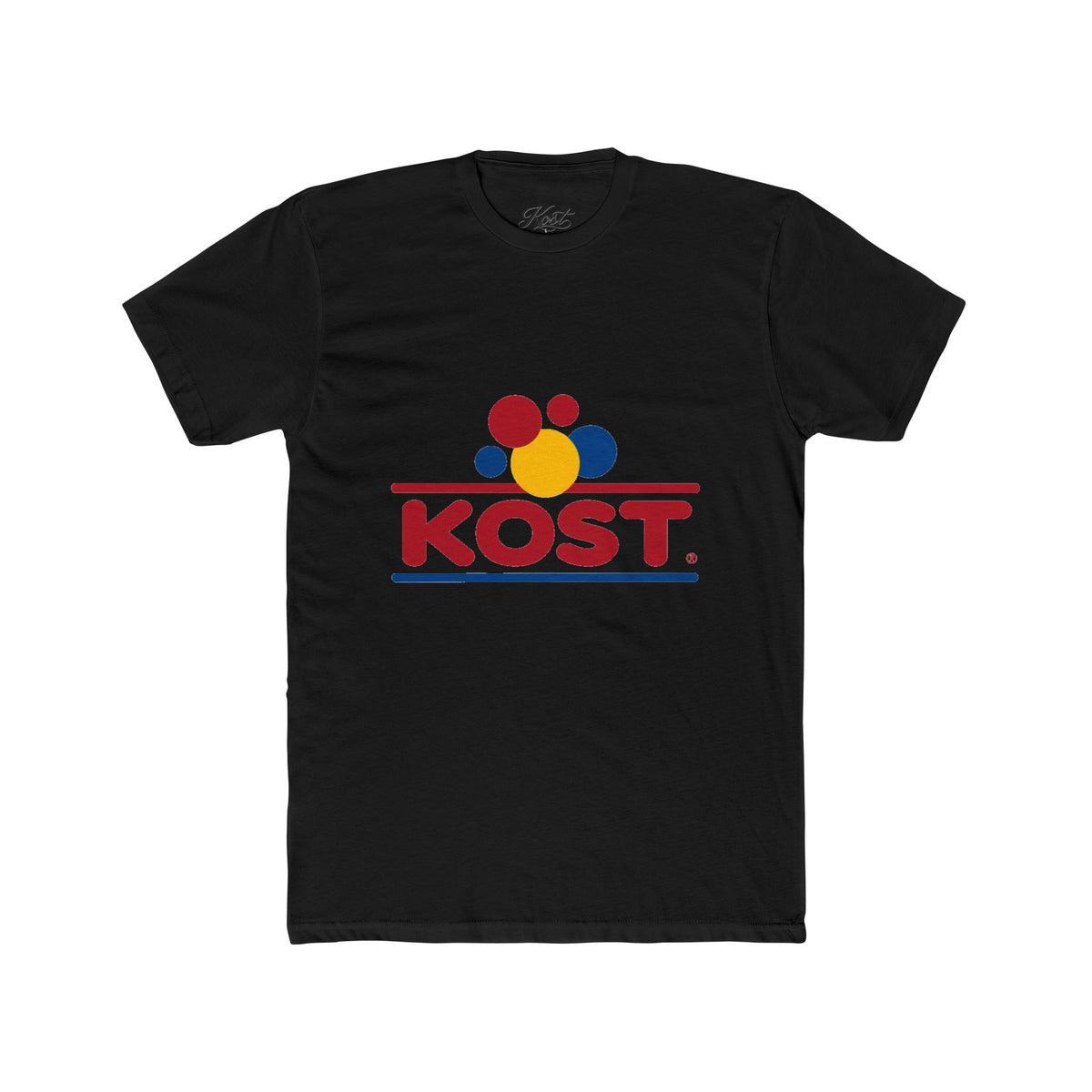 KOST Colorful Logo Cotton Crew T-Shirt