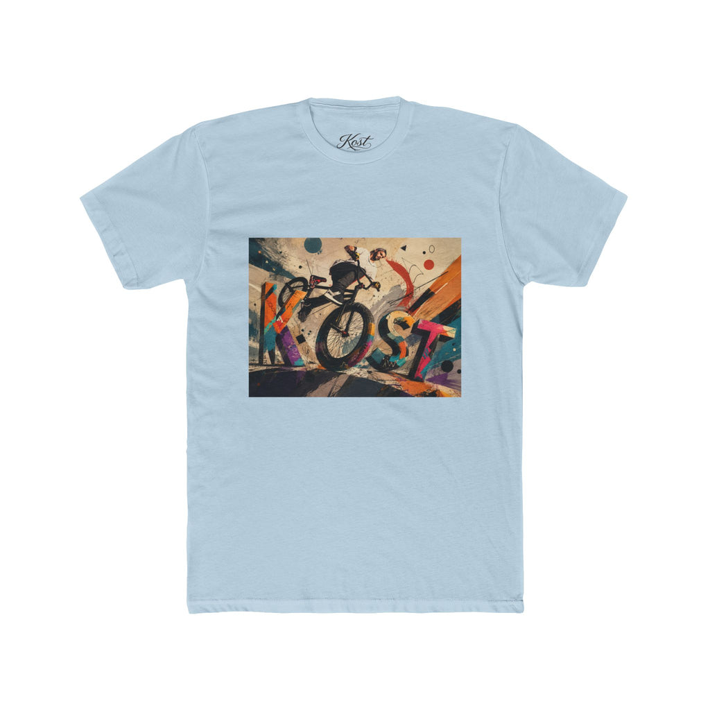 Lost BMX Street Art T‑Shirt — Graffiti Bike Graphic Tee