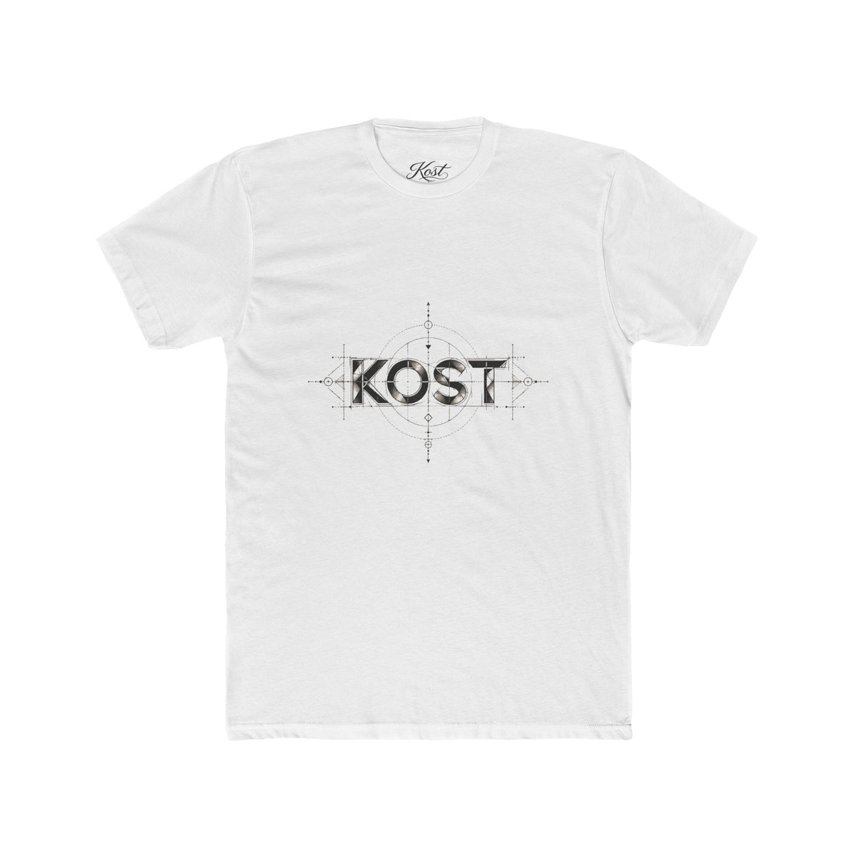 KOST Graphic T-Shirt – Minimalist Distressed Logo Tee