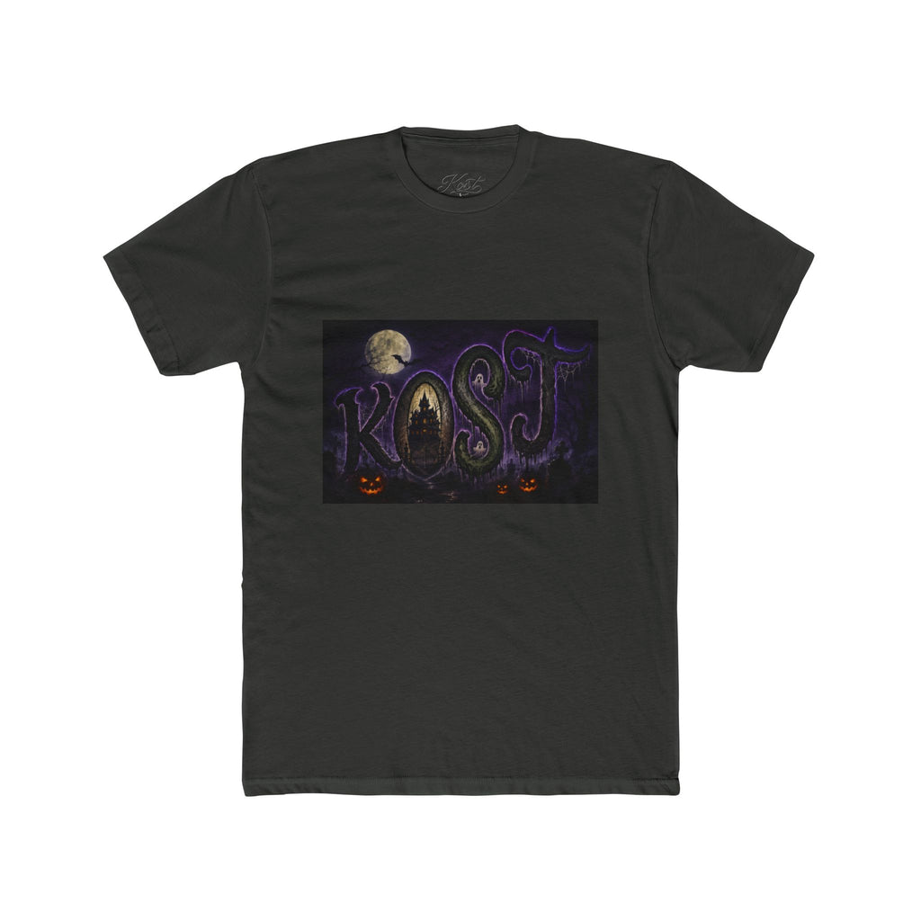 Ghostly 'Frost' Halloween T-Shirt — Spooky Moonlit Typography Tee