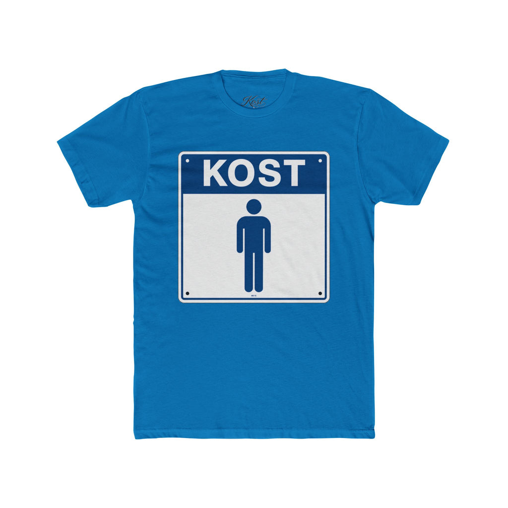 KOST Street Sign T‑Shirt — Retro Blue Icon Tee