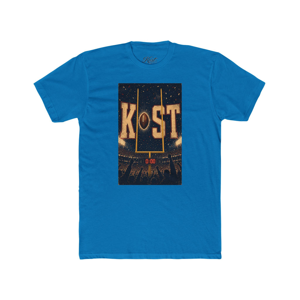 KOST Football Goal Tee — Vintage Stadium Graphic Crew Shirt