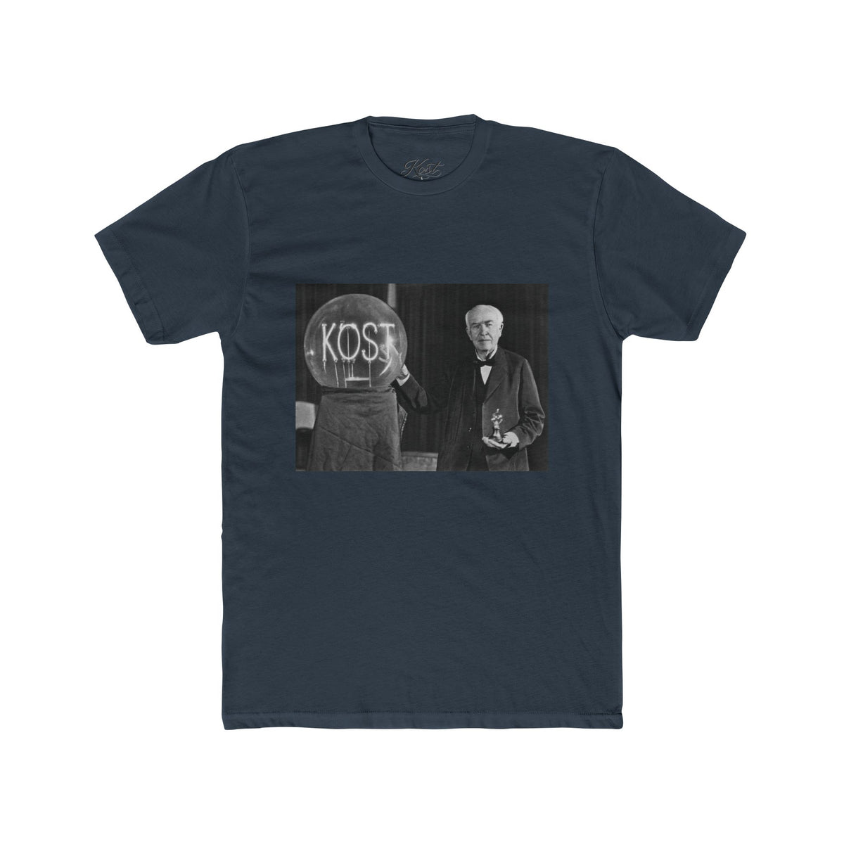 Vintage Scientist Photo Tee — KOSF Bubble Tube Graphic