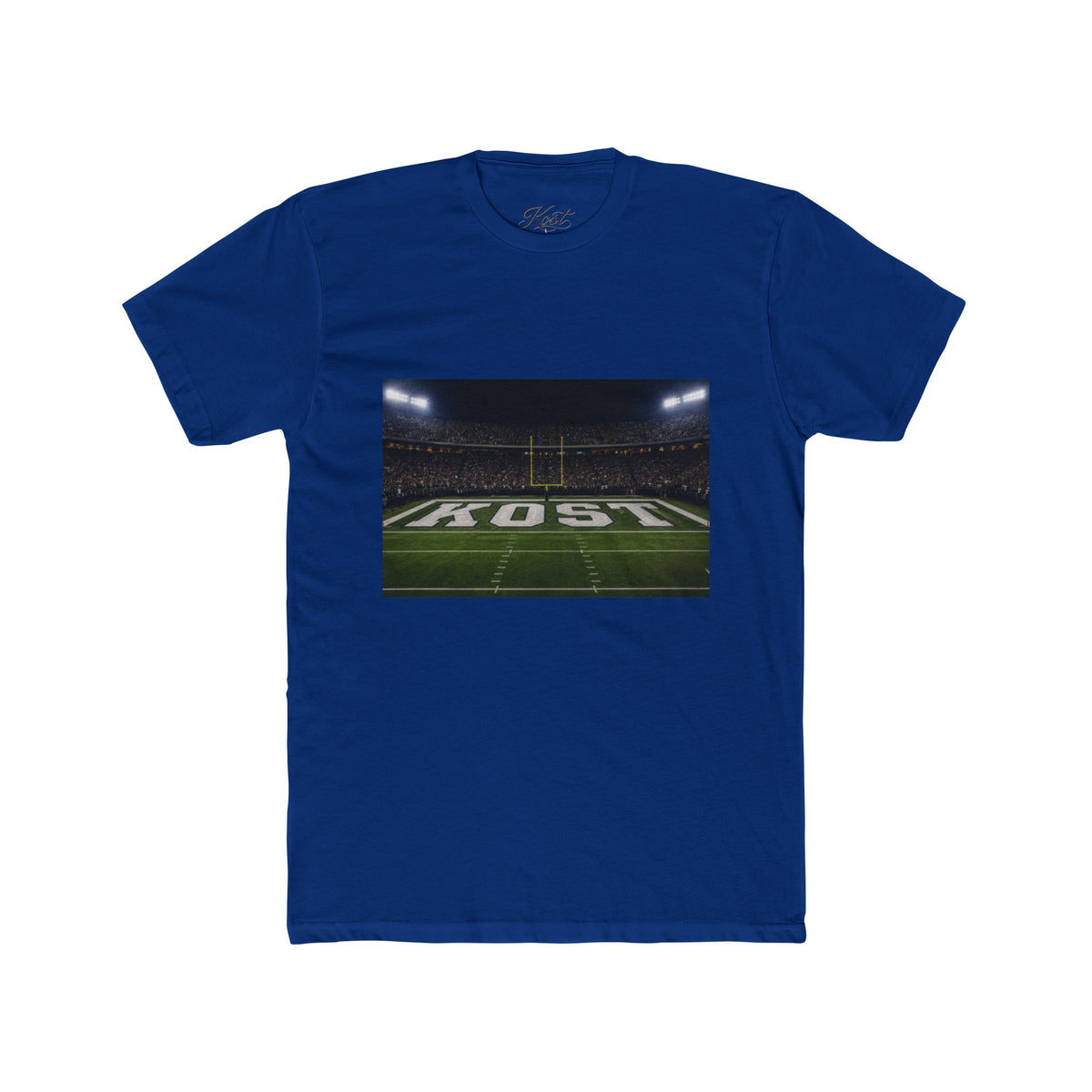 Football Stadium Field Photo Tee — 'KOST' Endzone Graphic